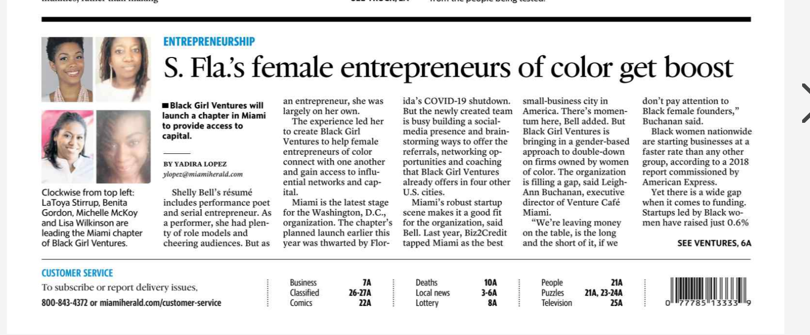 Black Girl Ventures Launches in Miami - KAZMALEJE