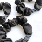 MINI 3-Pack Neutral Buckle Scrunchies Bundle - No Snagging, No Tangles