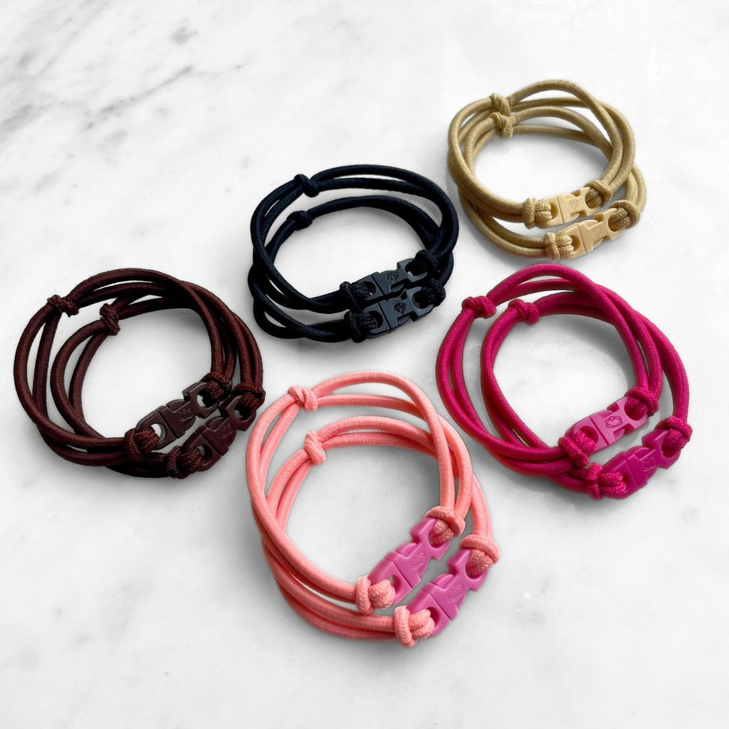 Buckle Hair Tie Elastics - No Snagging, No Tangles