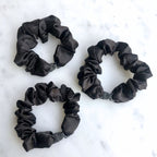 MINI 3-Pack Neutral Buckle Scrunchies Bundle - No Snagging, No Tangles