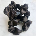 MINI 3-Pack Neutral Buckle Scrunchies Bundle - No Snagging, No Tangles