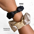 MINI 3-Pack Neutral Buckle Scrunchies Bundle - No Snagging, No Tangles