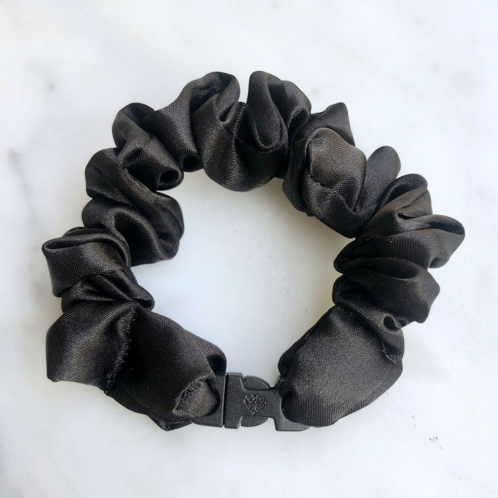 MINI 3-Pack Neutral Buckle Scrunchies Bundle - No Snagging, No Tangles