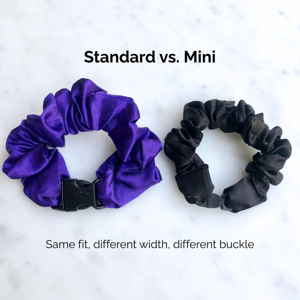 MINI 3-Pack Neutral Buckle Scrunchies Bundle - No Snagging, No Tangles